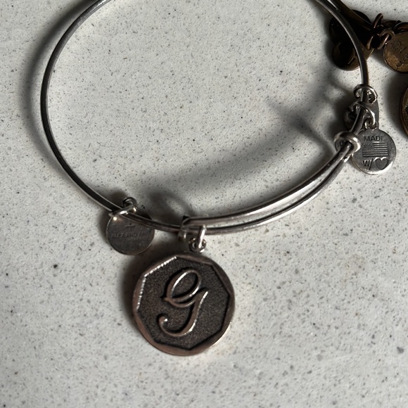 Two Alex and Ani “G” bracelets - Picture 2 of 3
